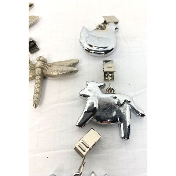 Tradewind Bay Tablecloth Weights Lot 16 Butterfly Dragonfly, Strawberries, Cow - Picture 8 of 16